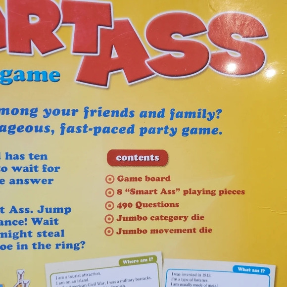 Smart Ass Trivia Board Game - Picture 3 of 4